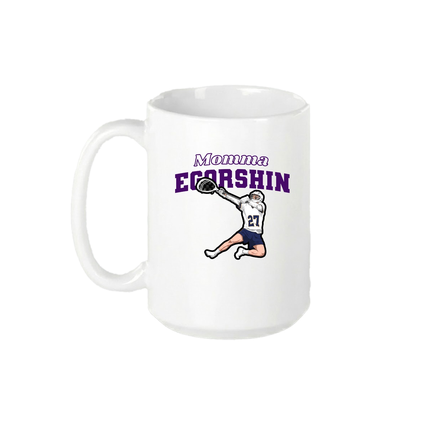 15oz Coffee Mug — Mothers Day Block in White