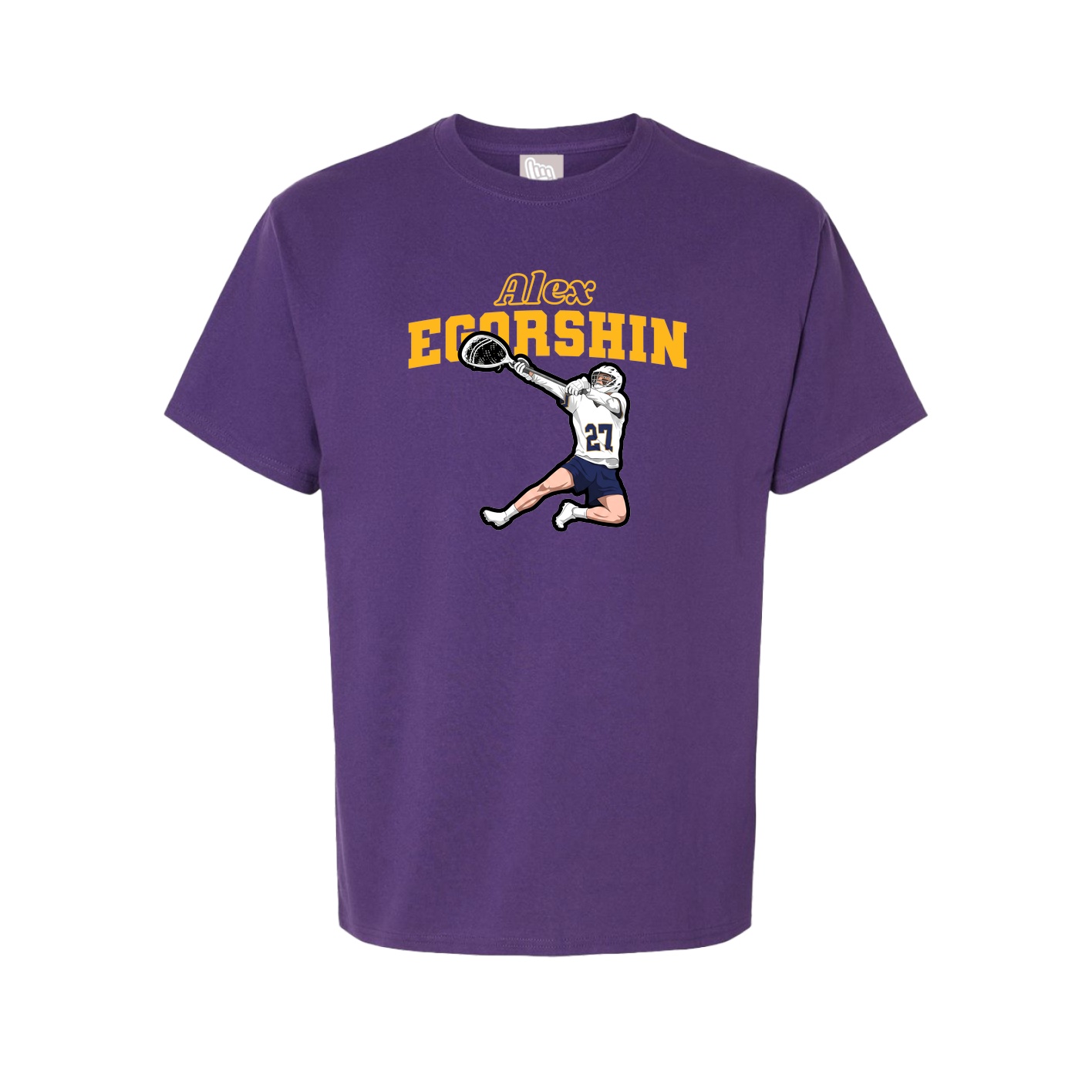 Tee — Name Arch in Purple