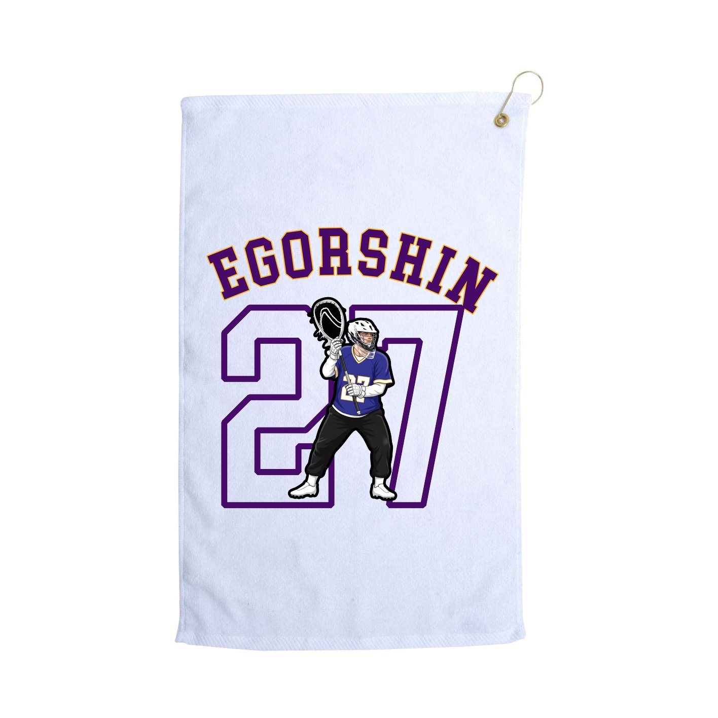 Golf Towel — Shirsey Arch in White