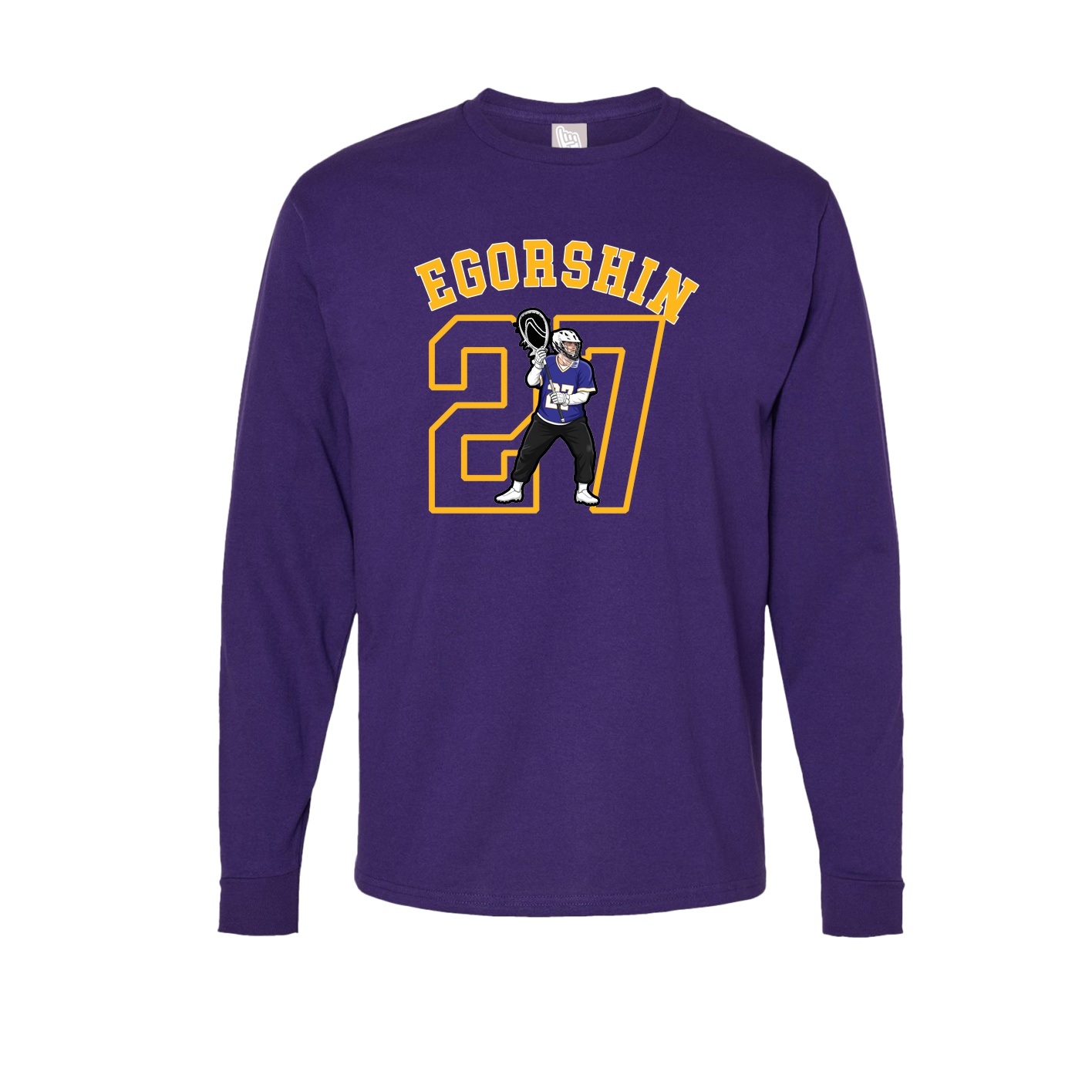 Long Sleeve Tee — Shirsey Arch in Purple