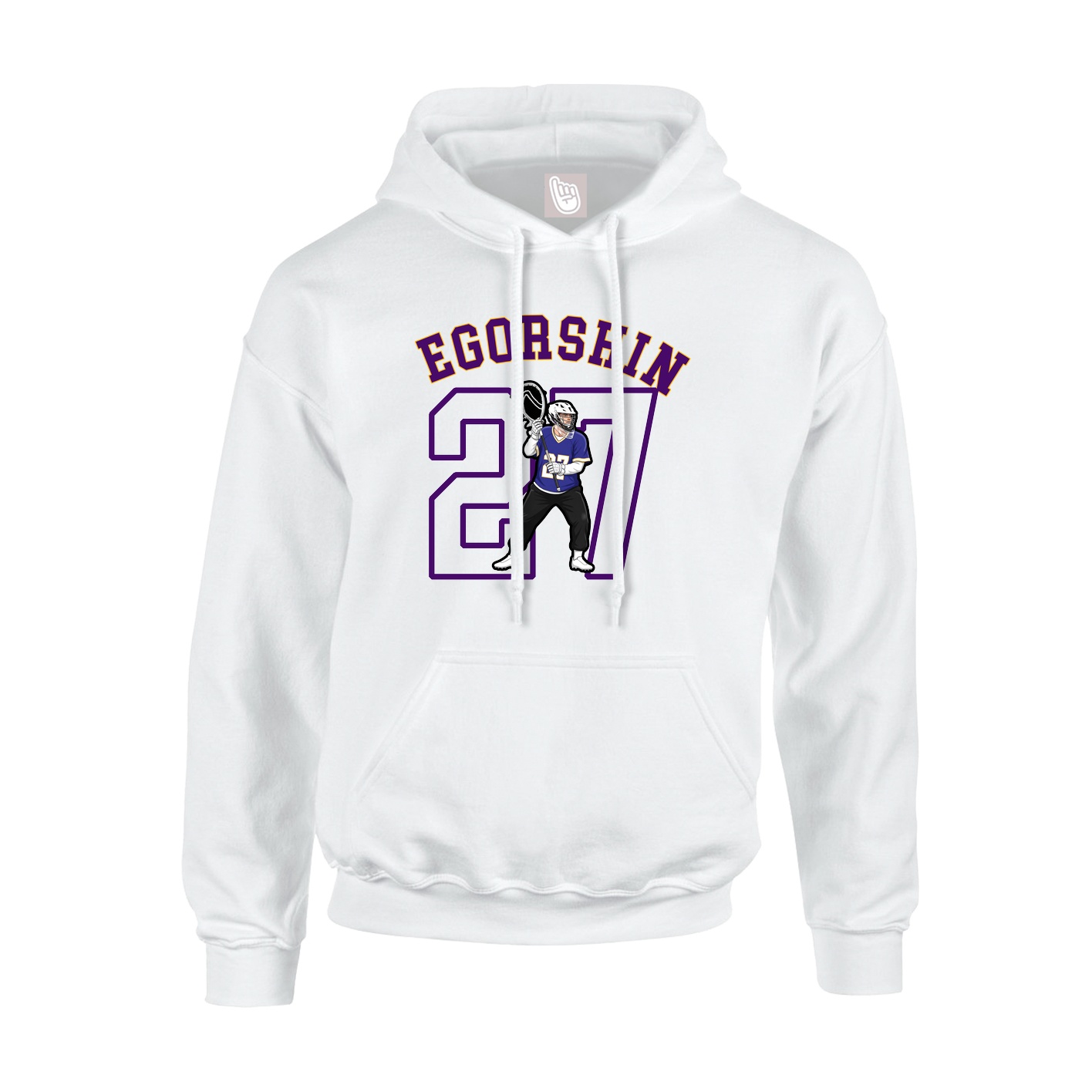 Youth Hoodie — Shirsey Arch in White
