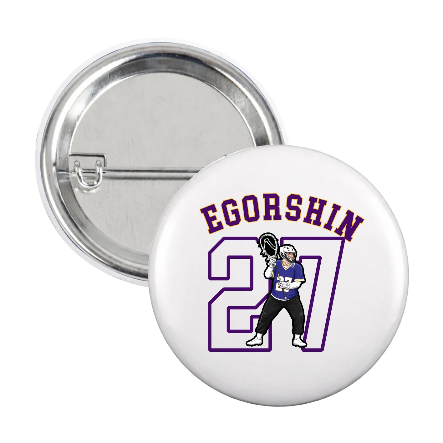 Game Day Button — Shirsey Arch in White