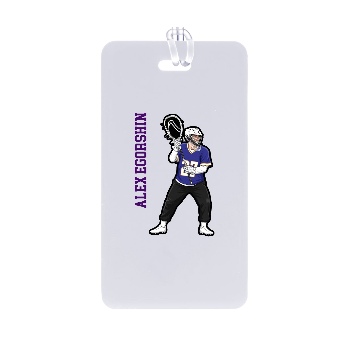 Bag Tag — Name Vertical in Classic