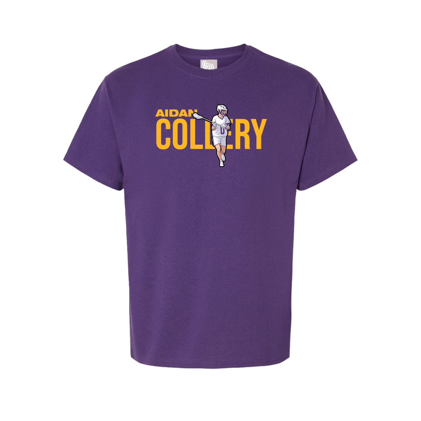 Youth Tee — Player Name in Purple