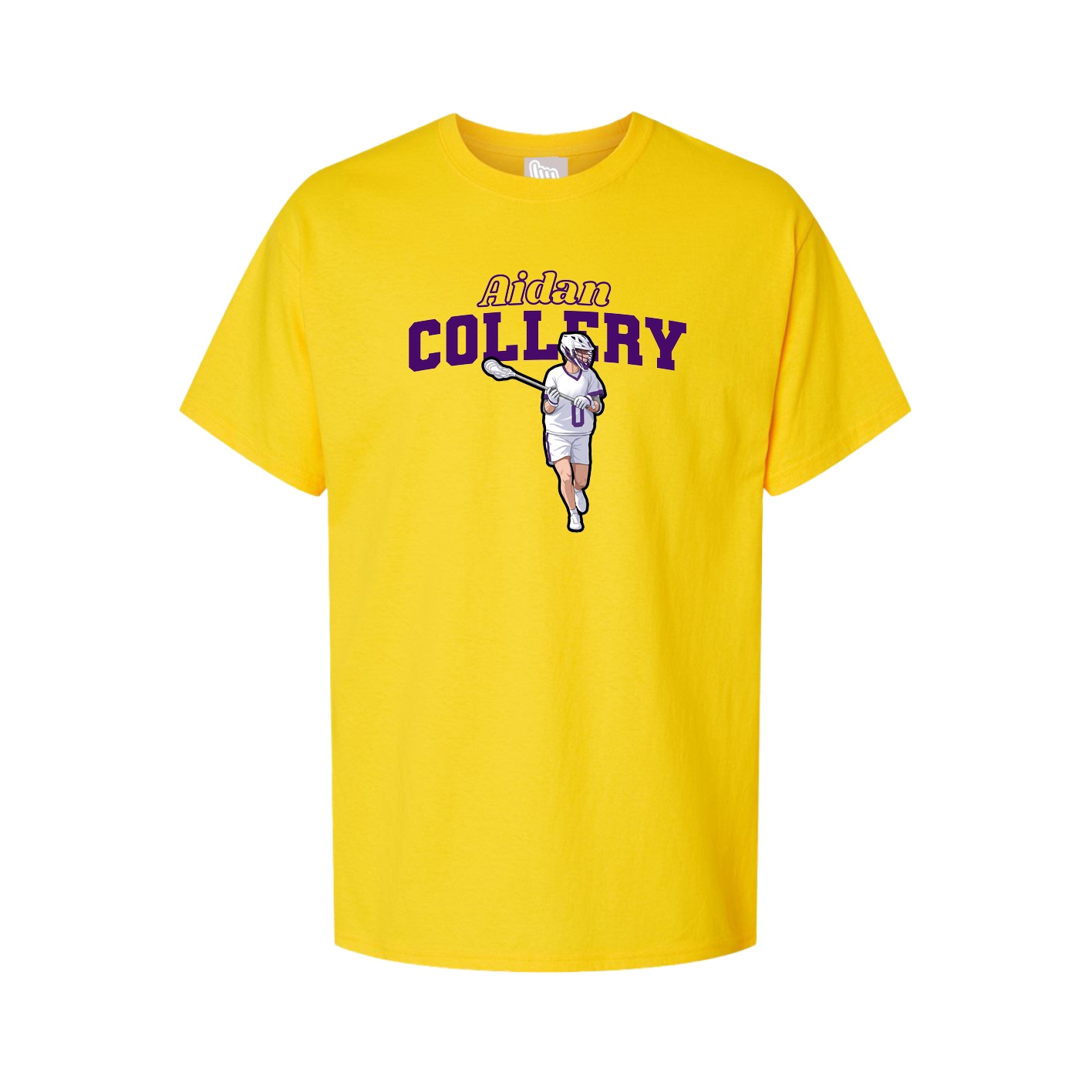 Youth Tee — Name Arch in Gold