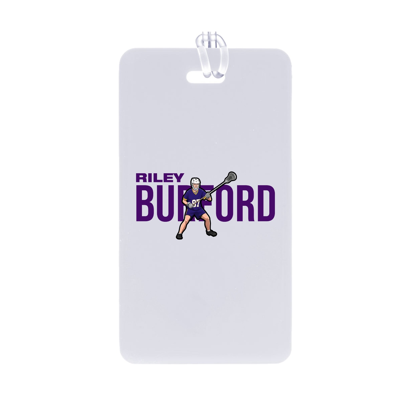 Bag Tag — Player Name in Classic