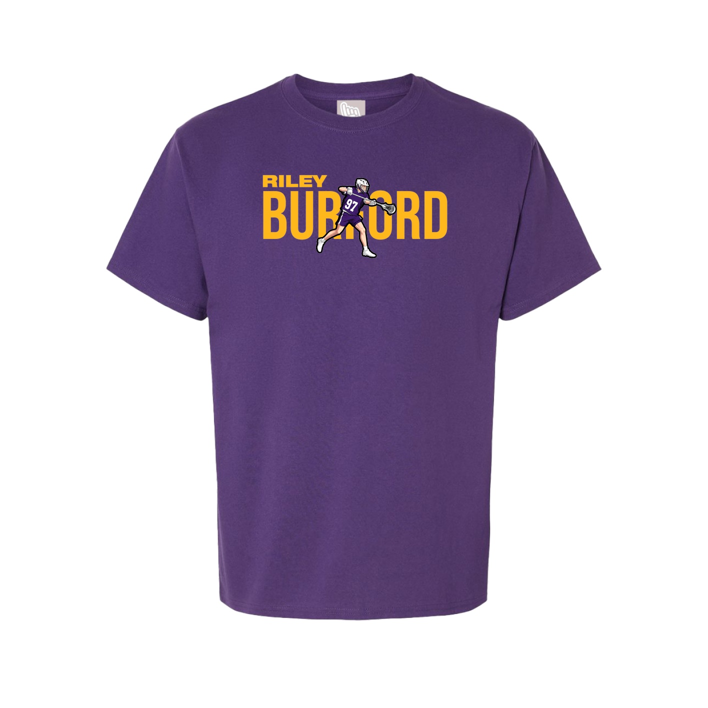 Youth Tee — Player Name in Purple