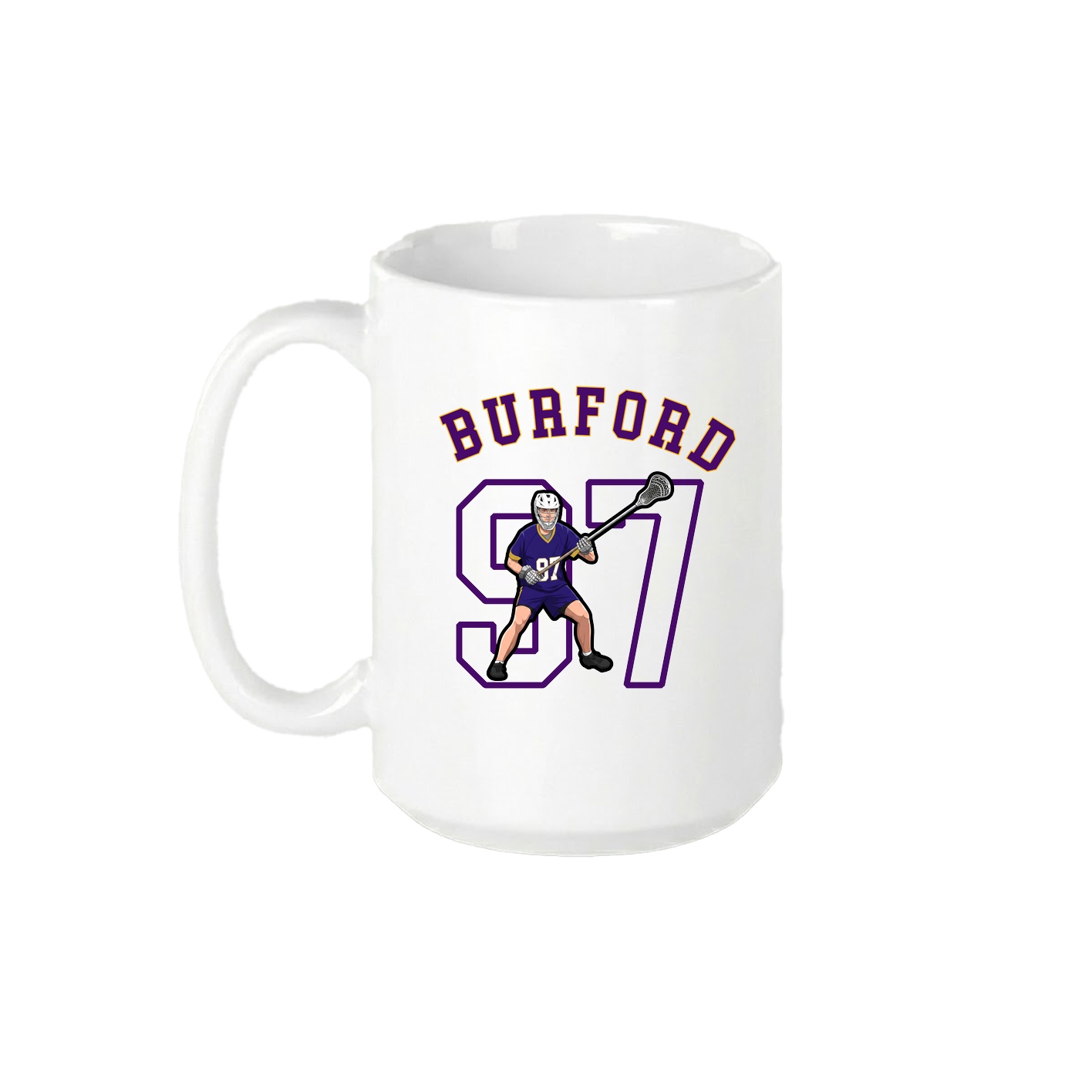 15oz Coffee Mug — Shirsey Arch in White