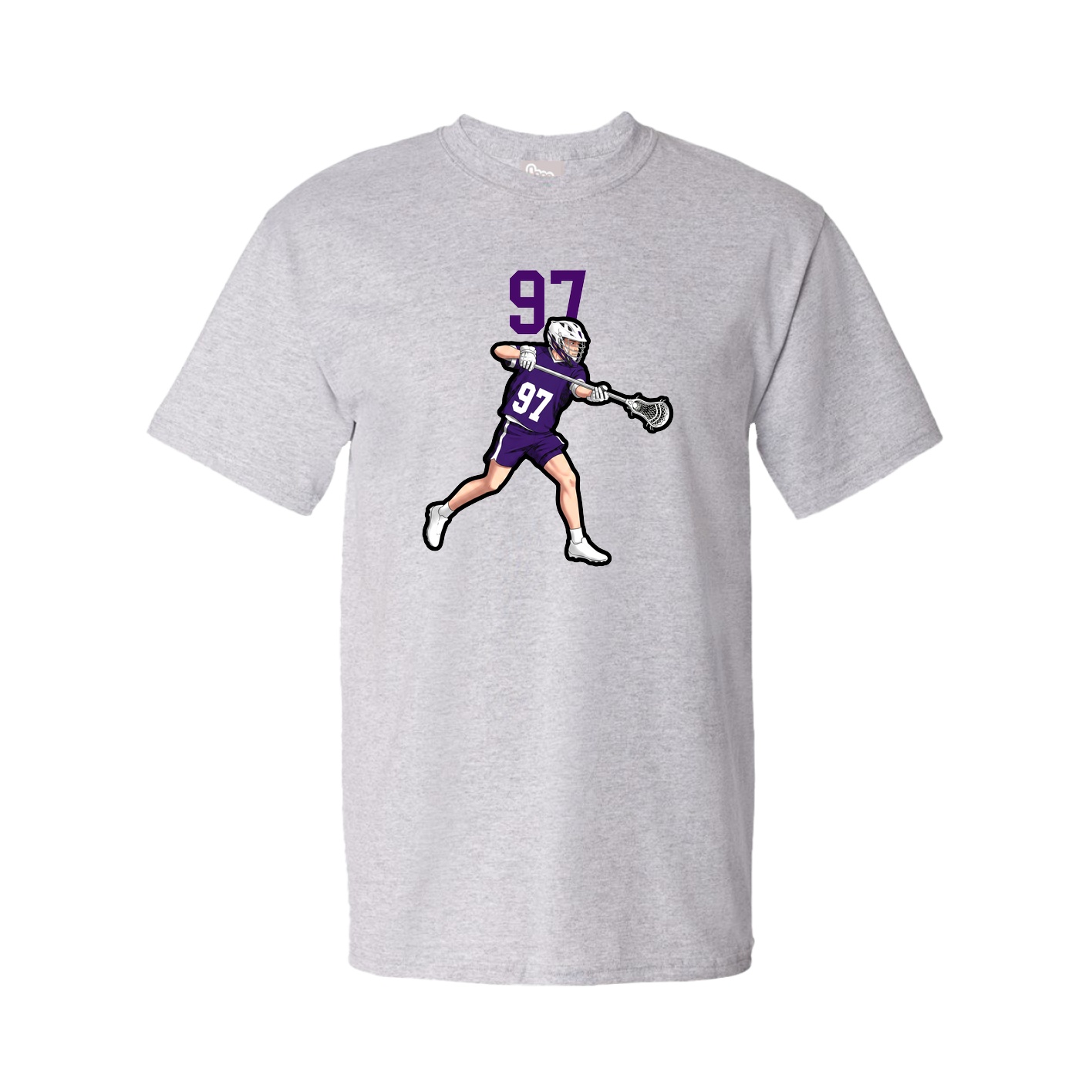 Tee — Number Top in Grey