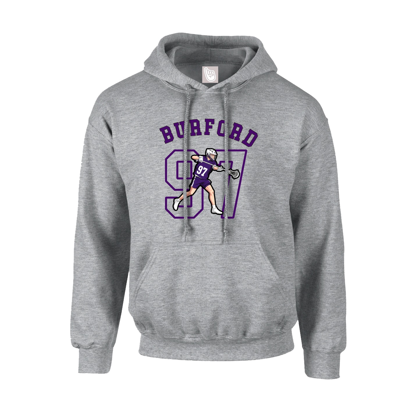 Youth Hoodie — Shirsey Arch in Grey