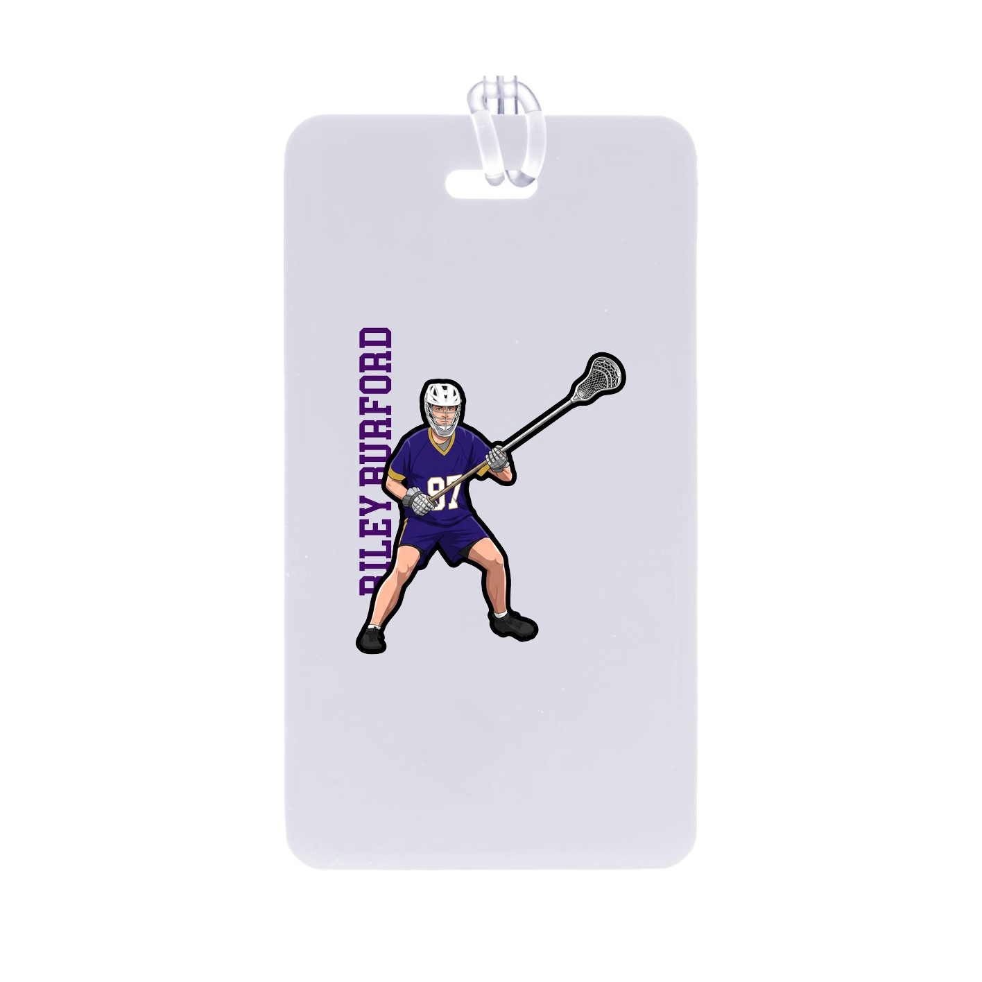 Bag Tag — Name Vertical in Classic