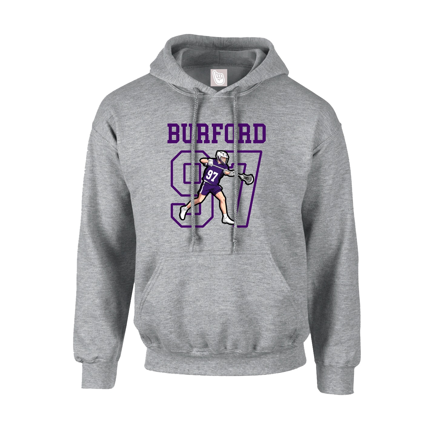 Hoodie — Shirsey in Grey