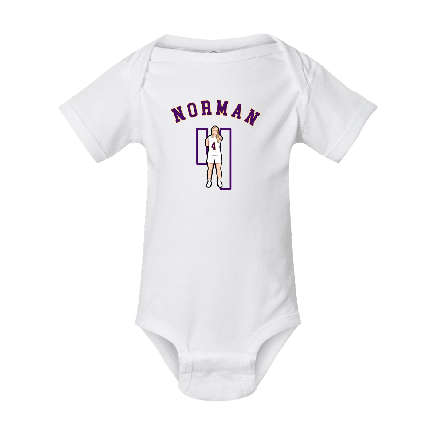 Baby Onesie — Shirsey Arch in White