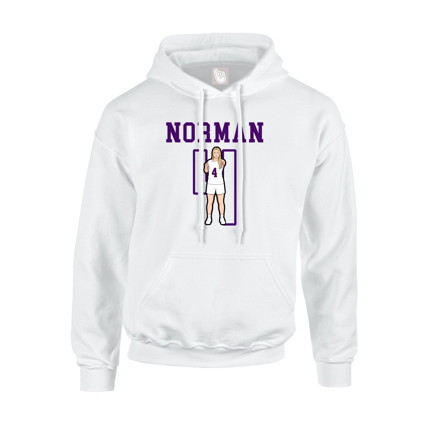 Youth Hoodie — Shirsey in White