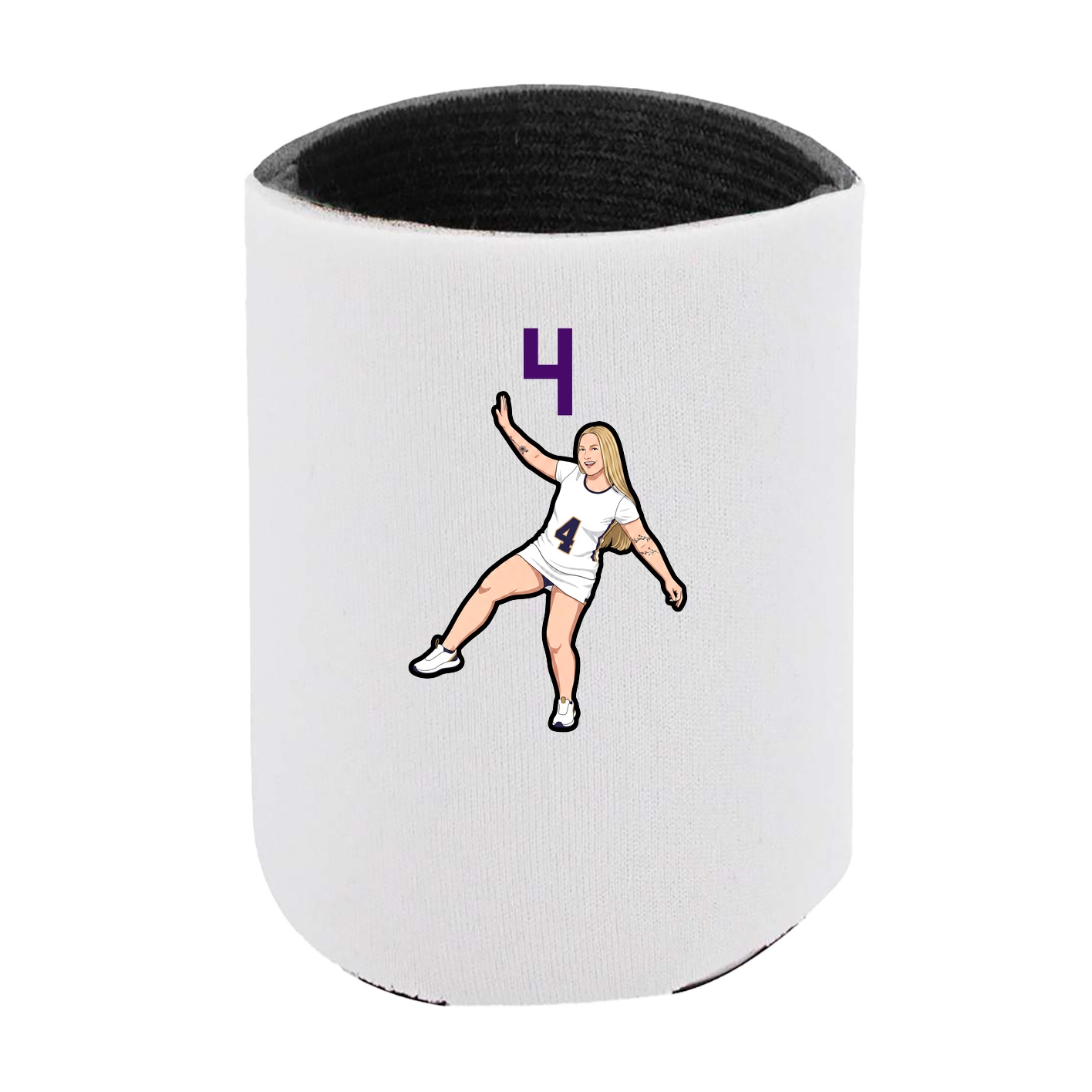 Can Holder — Number Top in White