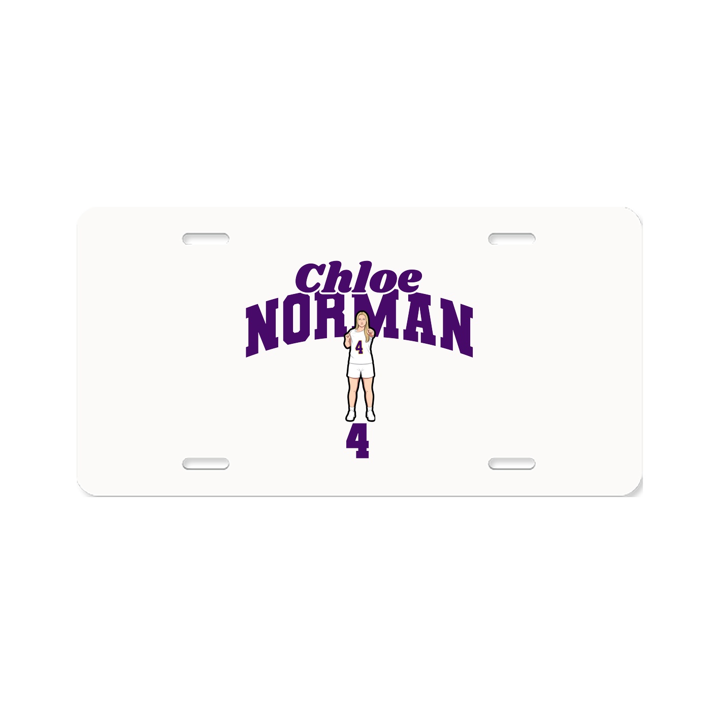 License Plate — Signature Arch in Classic
