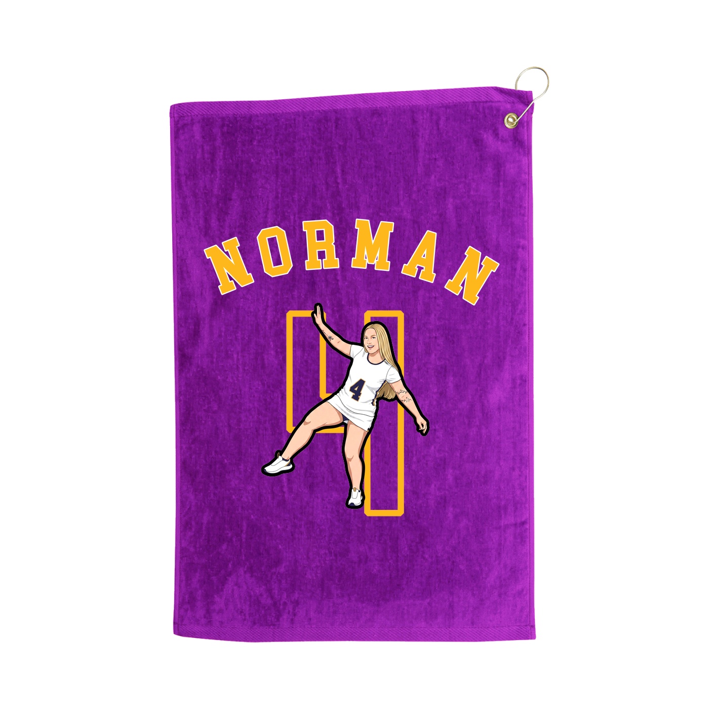 Golf Towel — Shirsey Arch in Purple
