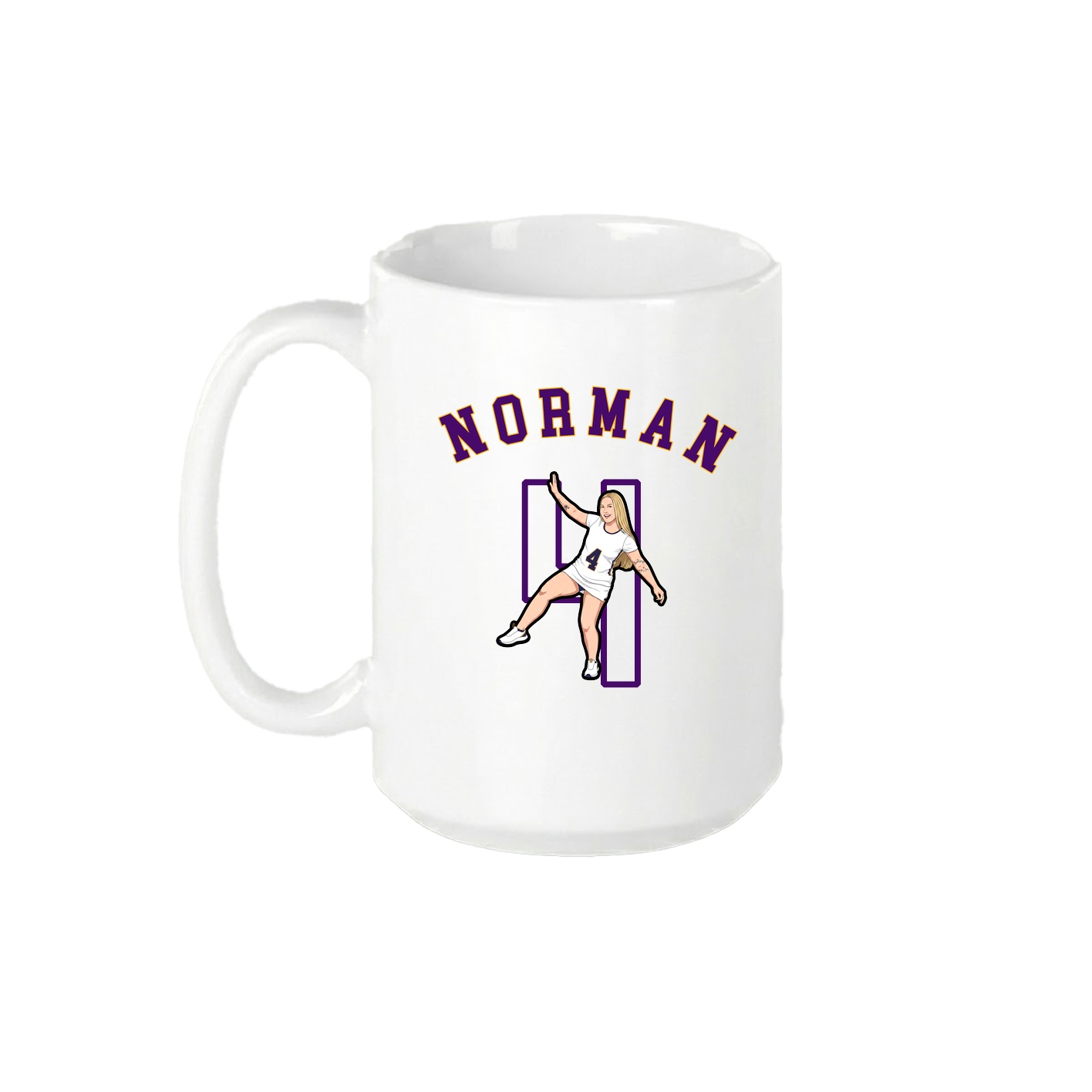 15oz Coffee Mug — Shirsey Arch in White
