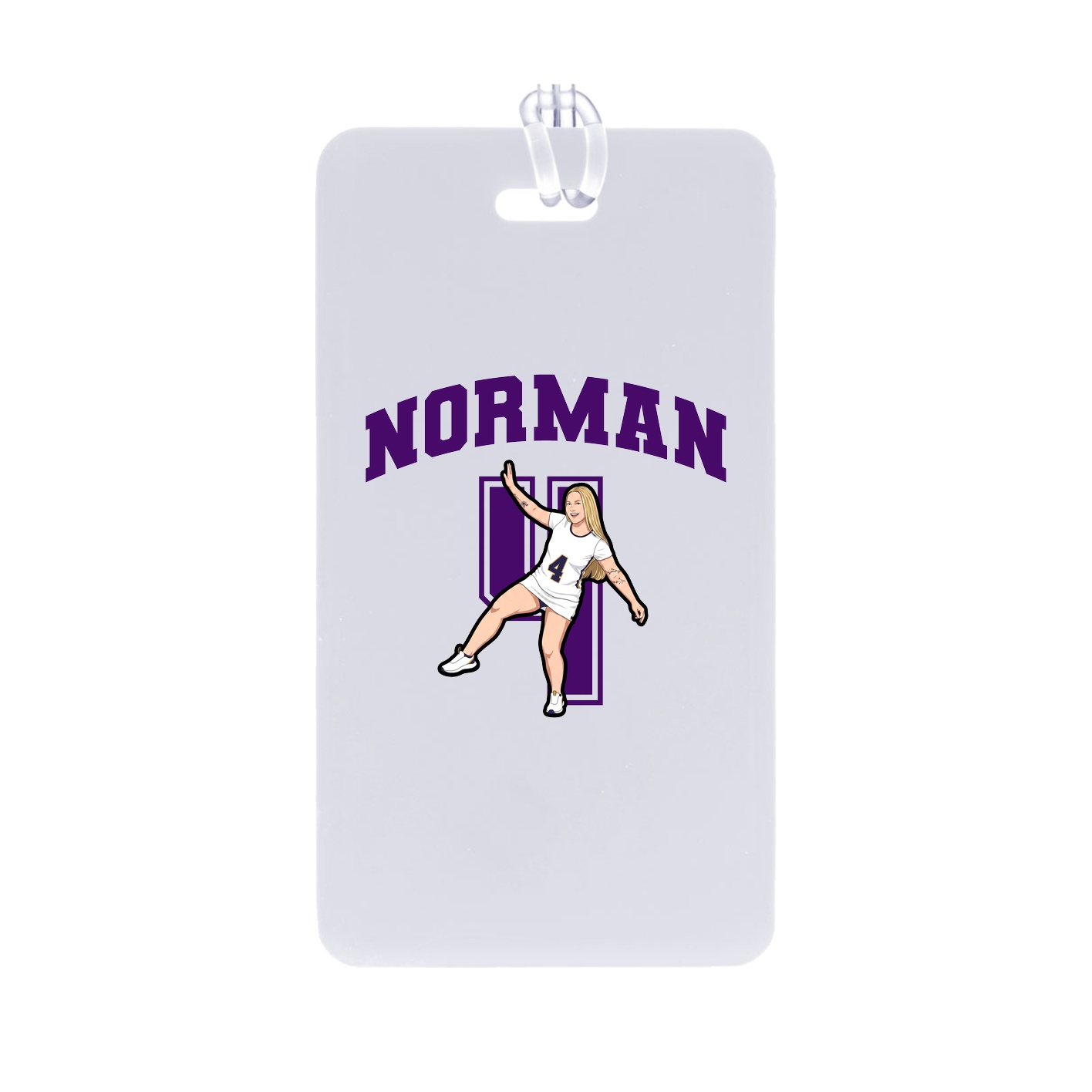 Bag Tag — Number in Classic