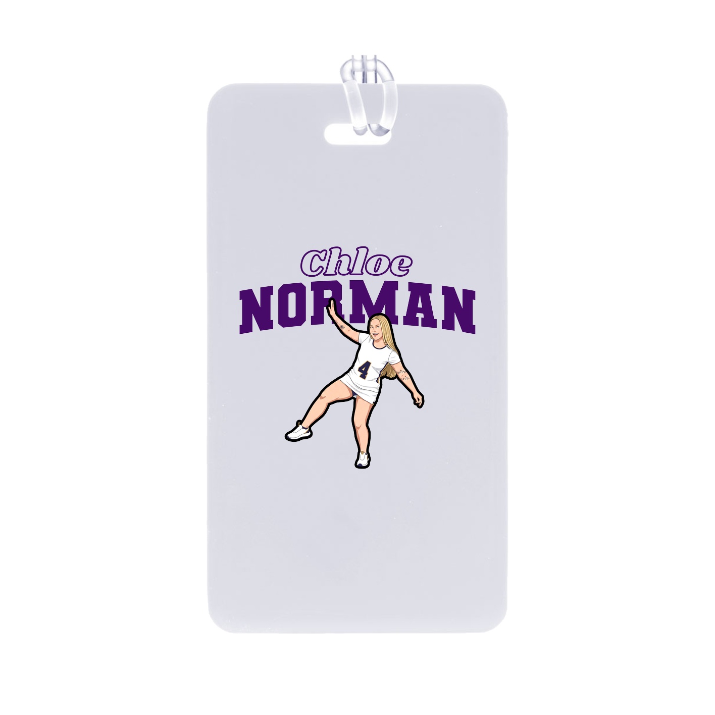 Bag Tag — Name Arch in Classic