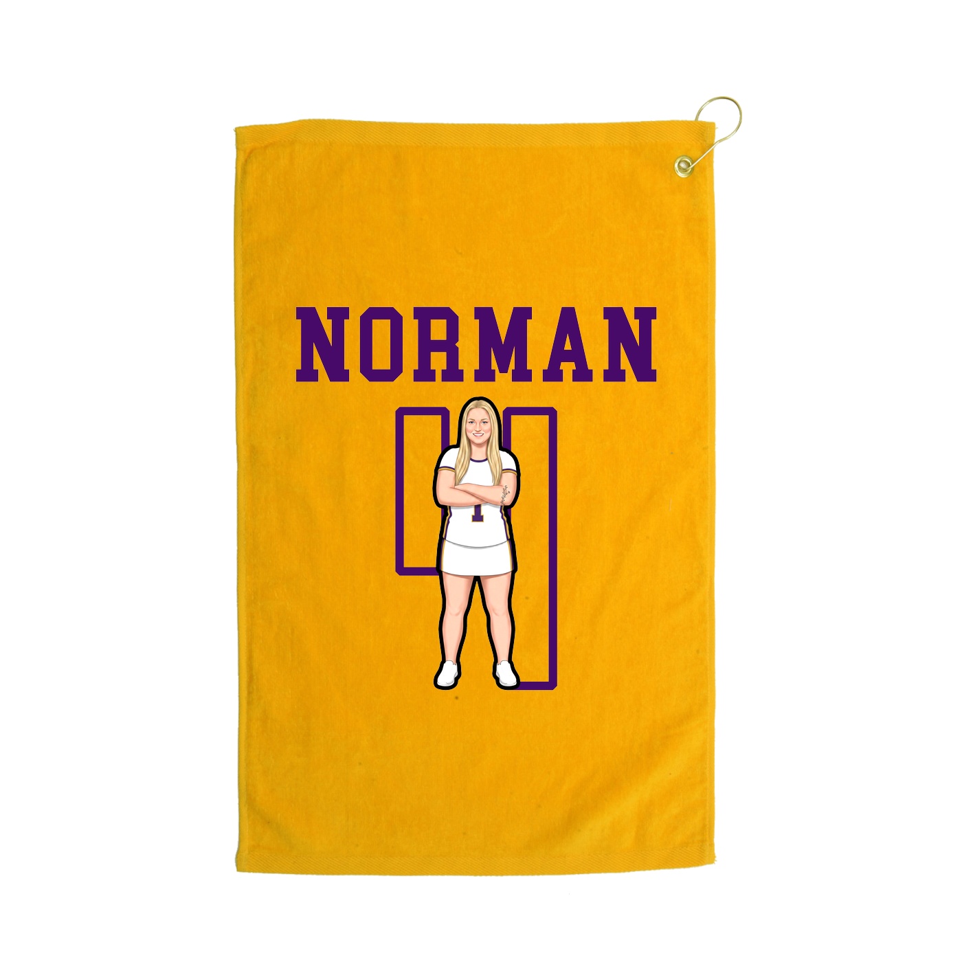 Golf Towel — Shirsey in Gold