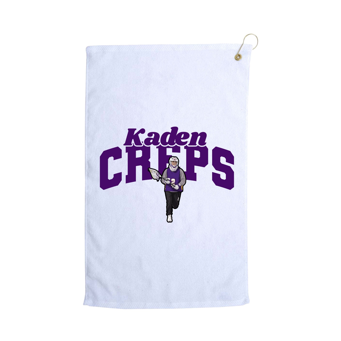Golf Towel — Signature Arch in White