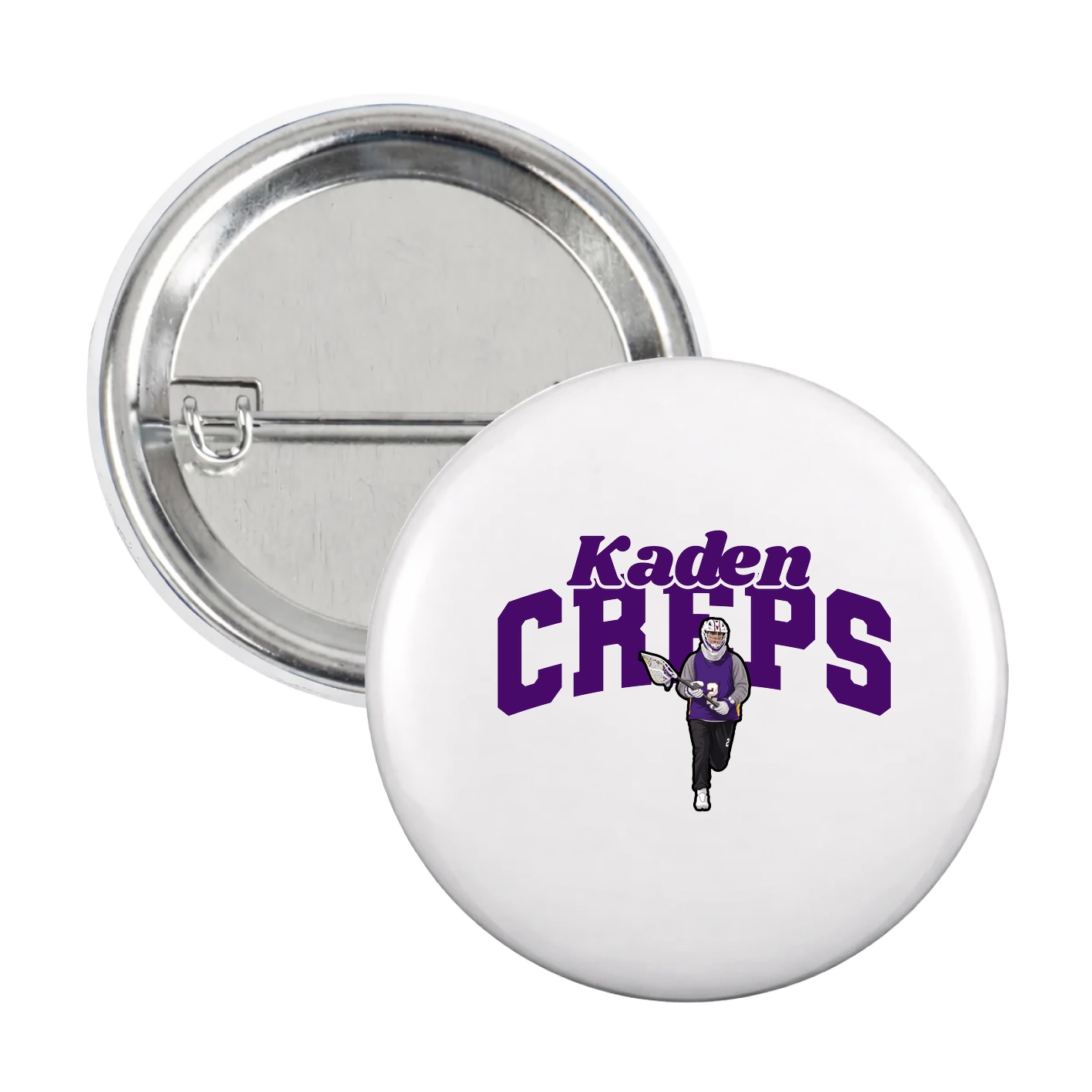 Game Day Button — Signature Arch in White
