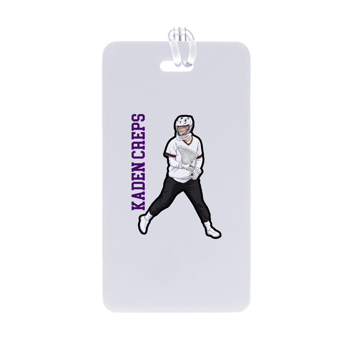 Bag Tag — Name Vertical in Classic
