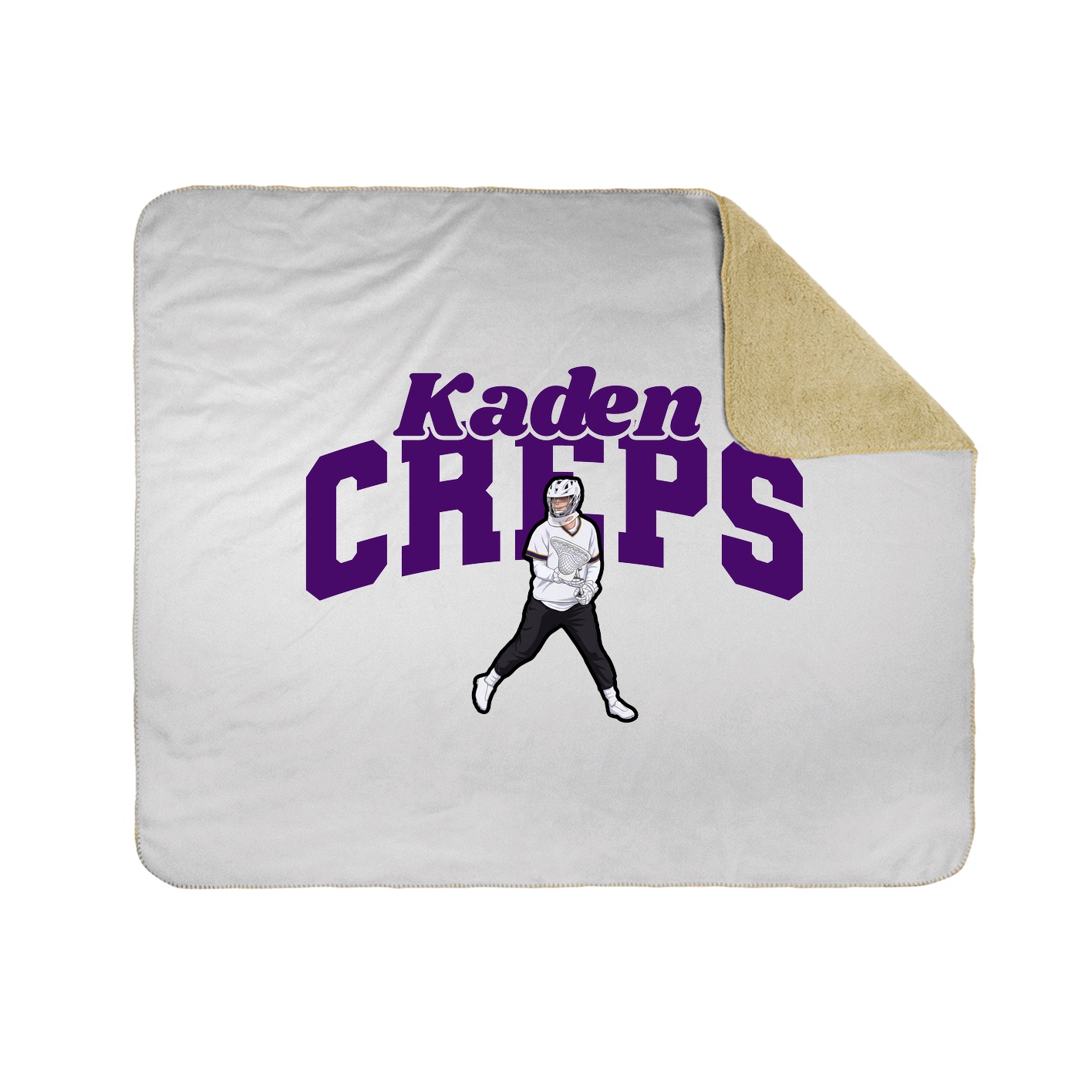 Throw Blanket — Signature Arch in White