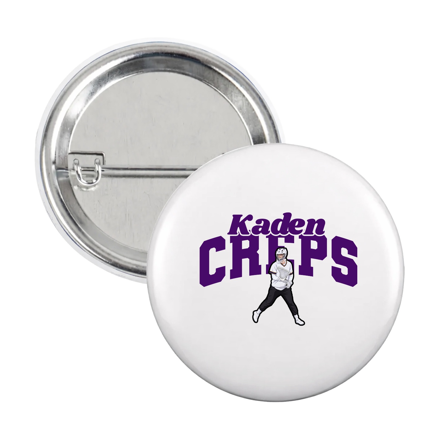 Game Day Button — Signature Arch in White