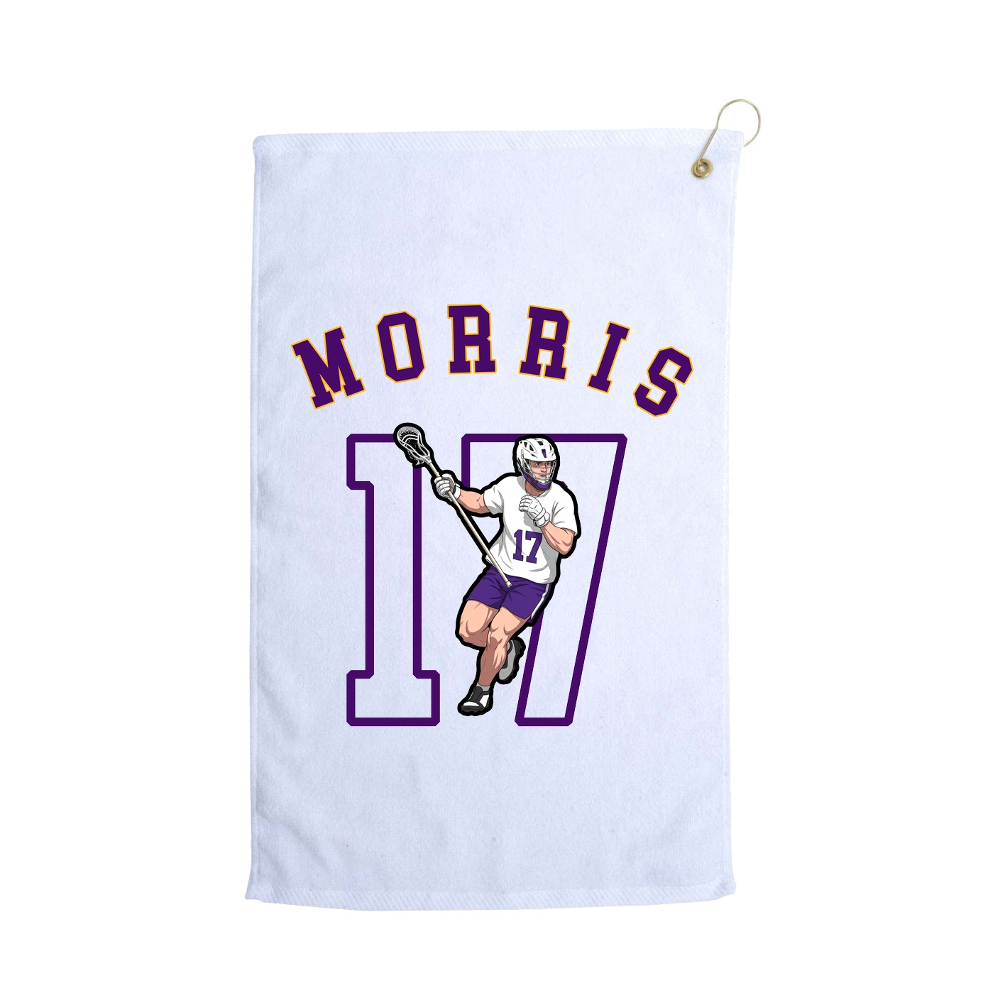 Golf Towel — Shirsey Arch in White