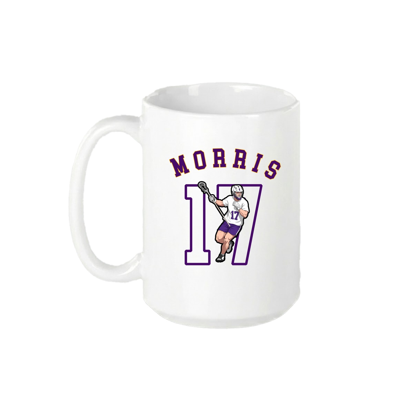 15oz Coffee Mug — Shirsey Arch in White