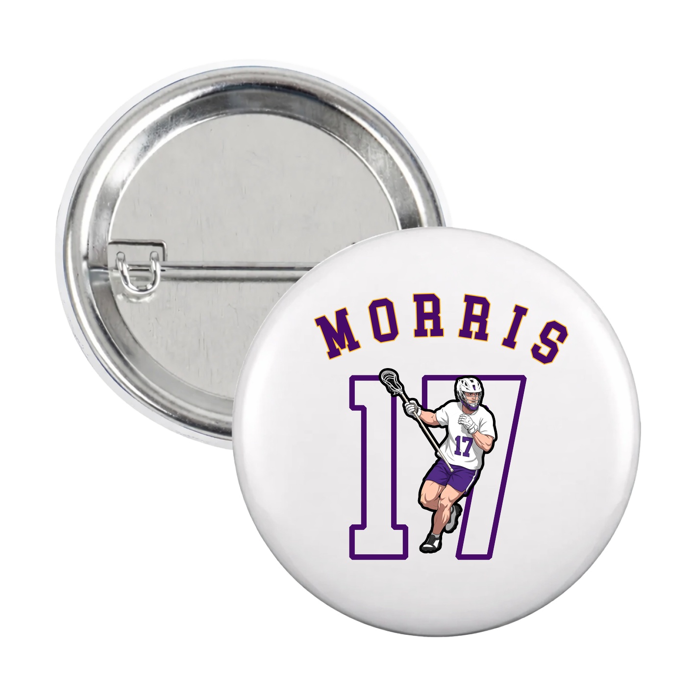 Game Day Button — Shirsey Arch in White