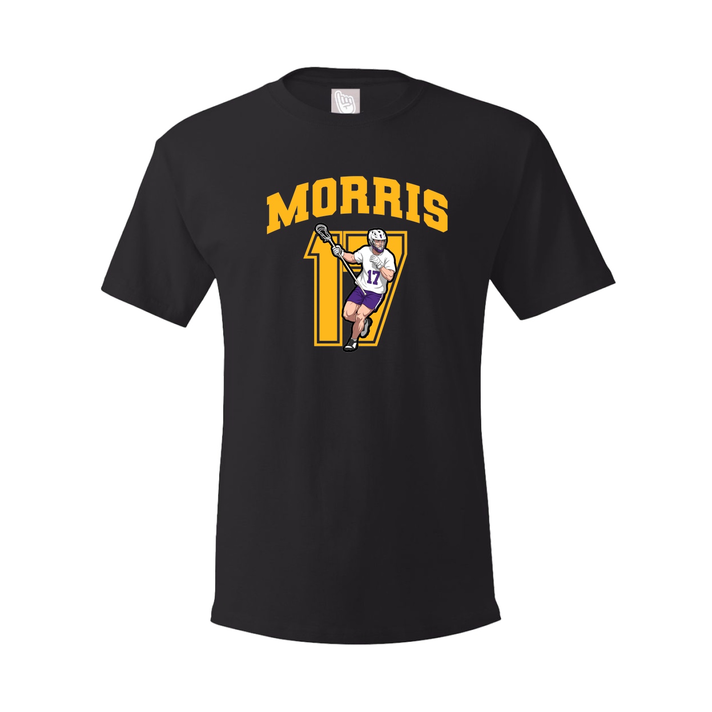 Youth Tee — Number in Black