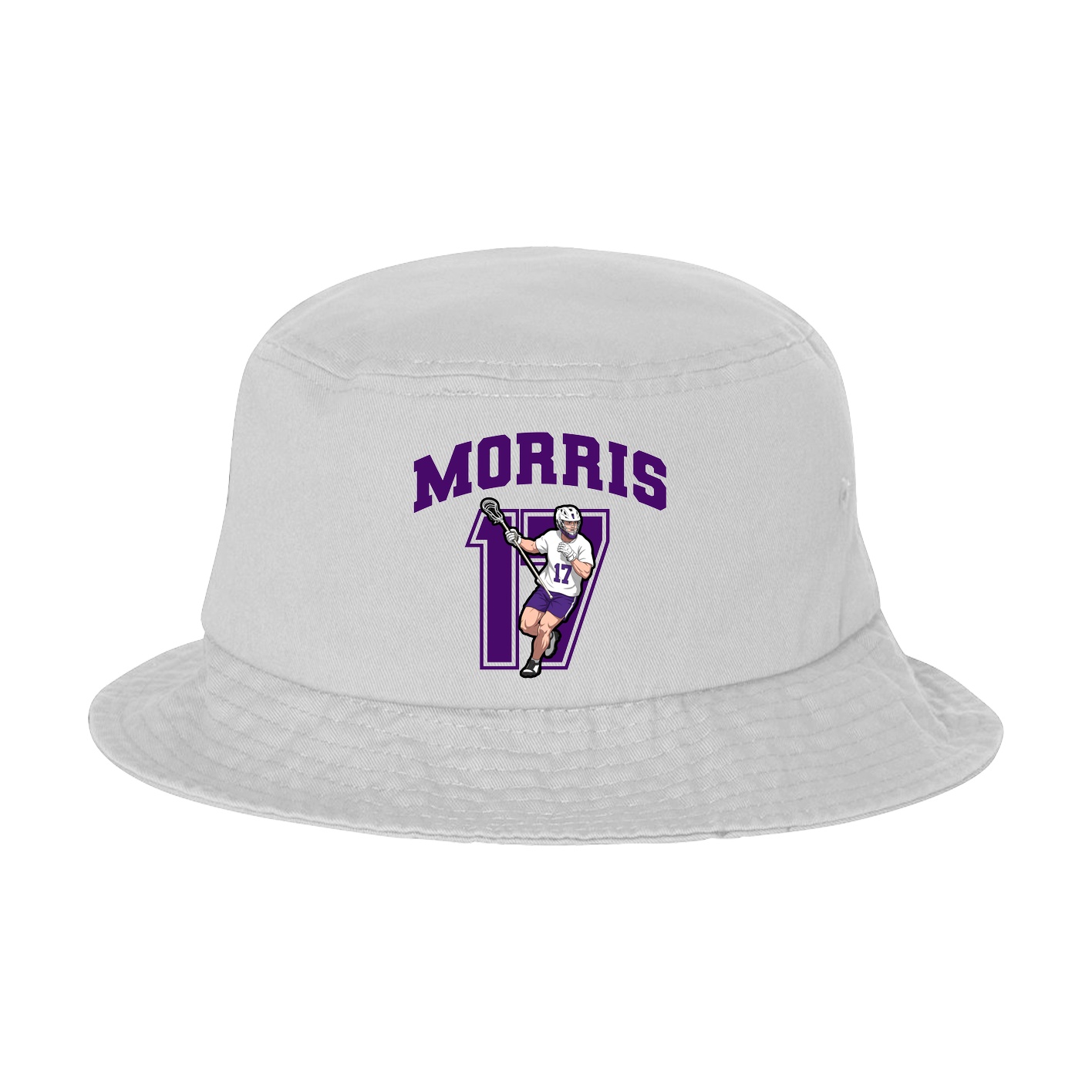 Bucket Cap — Number in White