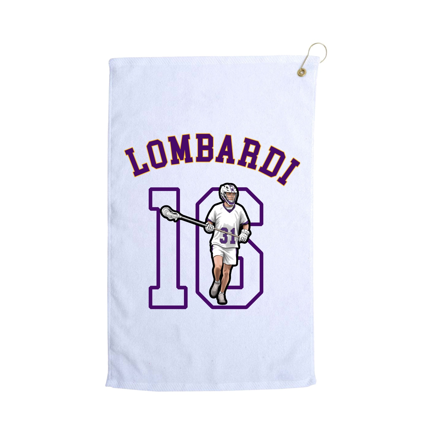 Golf Towel — Shirsey Arch in White