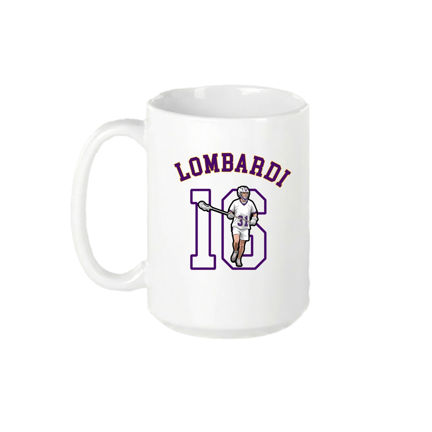 15oz Coffee Mug — Shirsey Arch in White