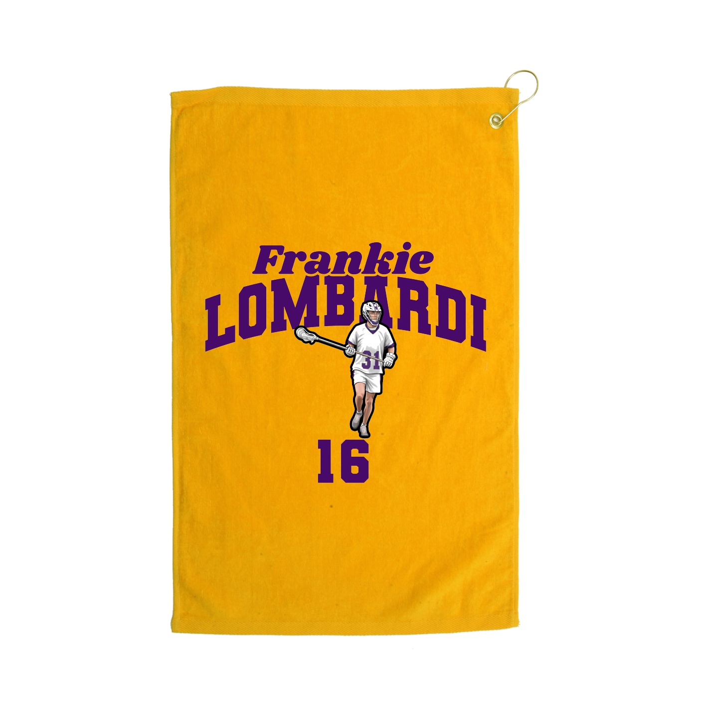 Golf Towel — Signature Arch in Gold