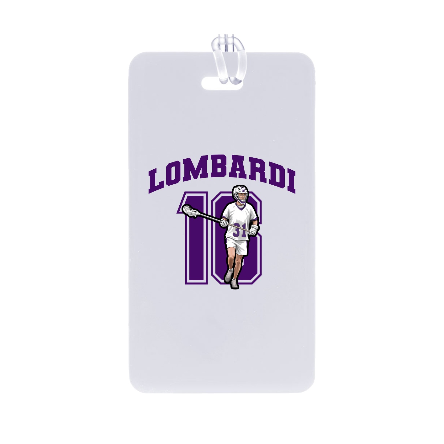 Bag Tag — Number in Classic