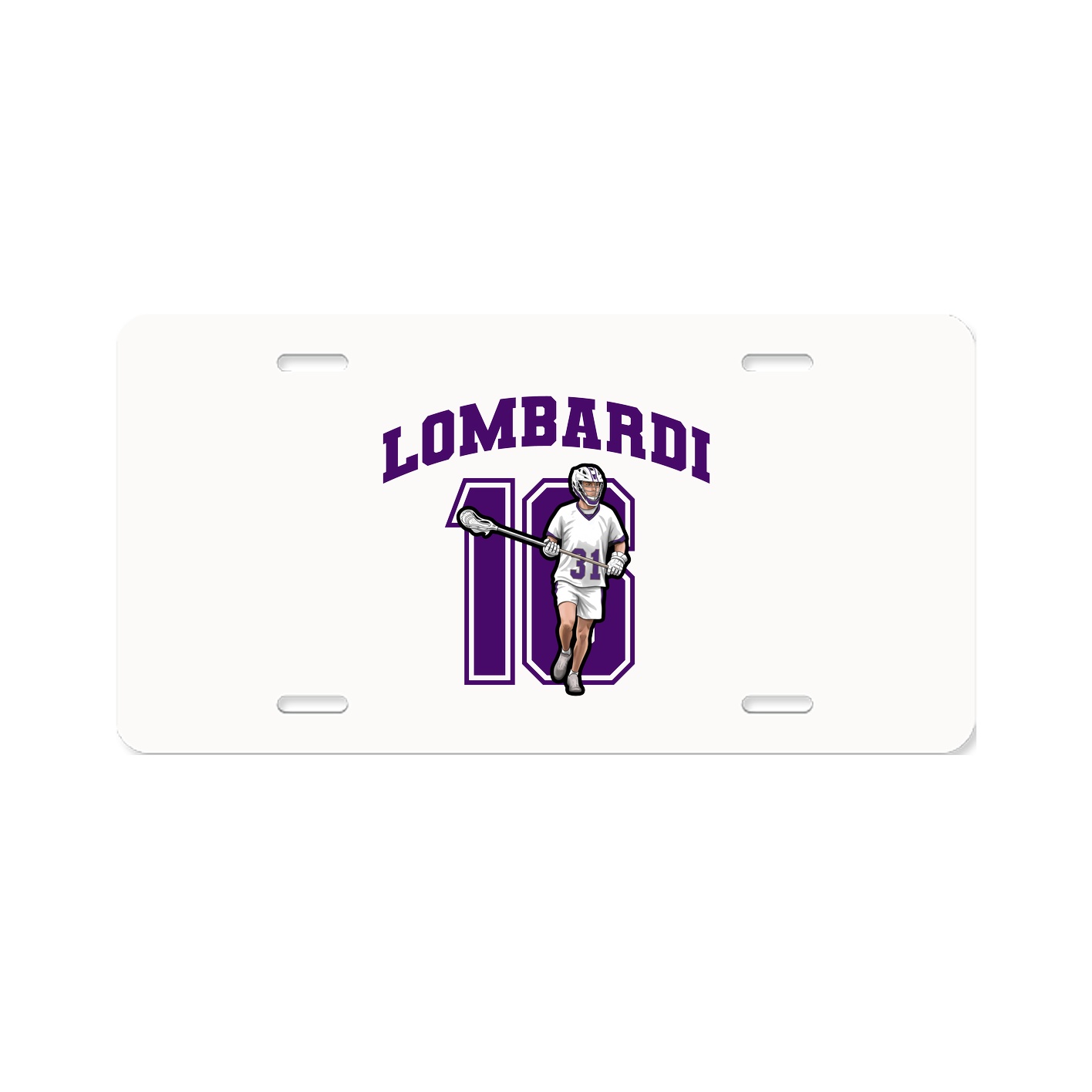 License Plate — Number in Classic