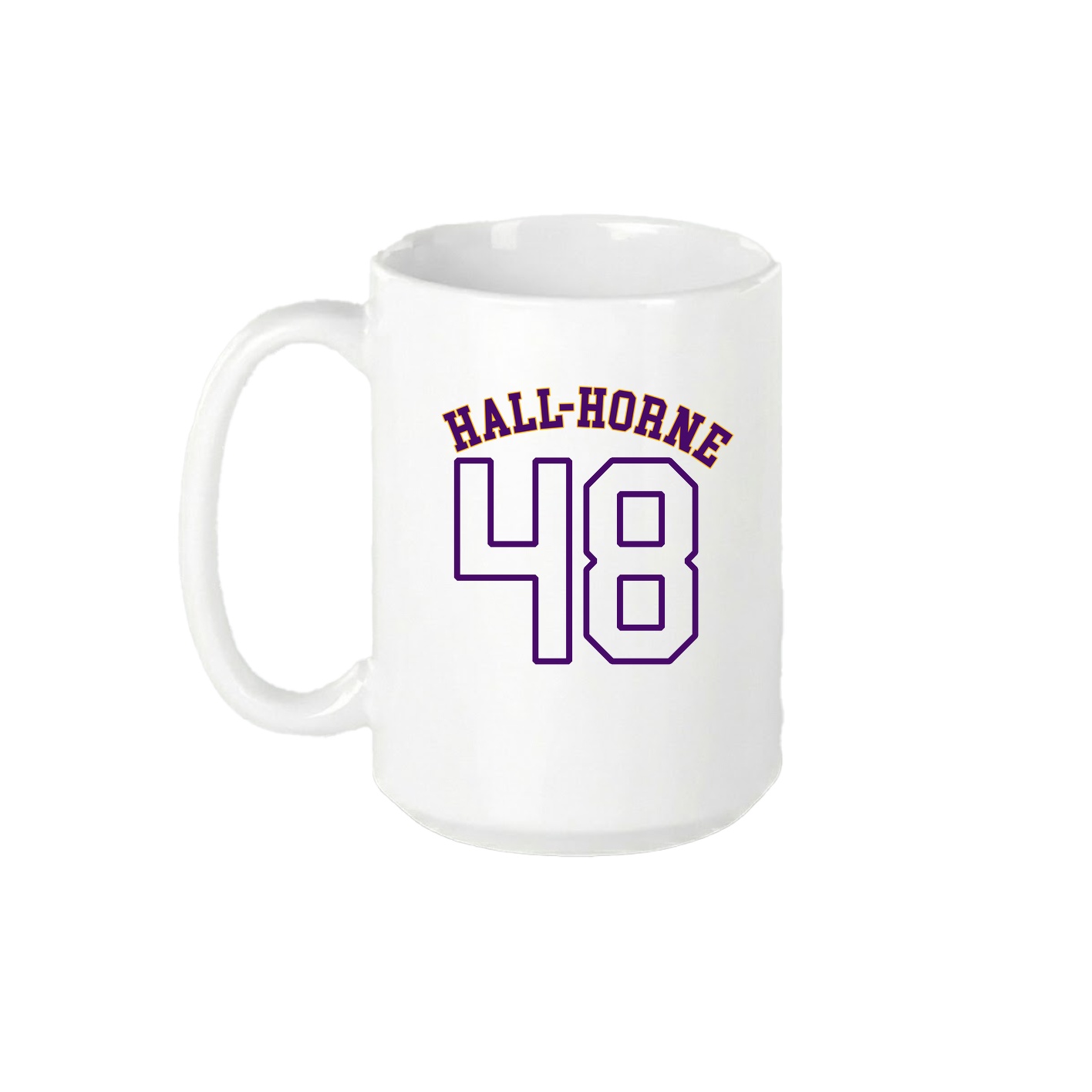 15oz Coffee Mug — Shirsey Arch in White