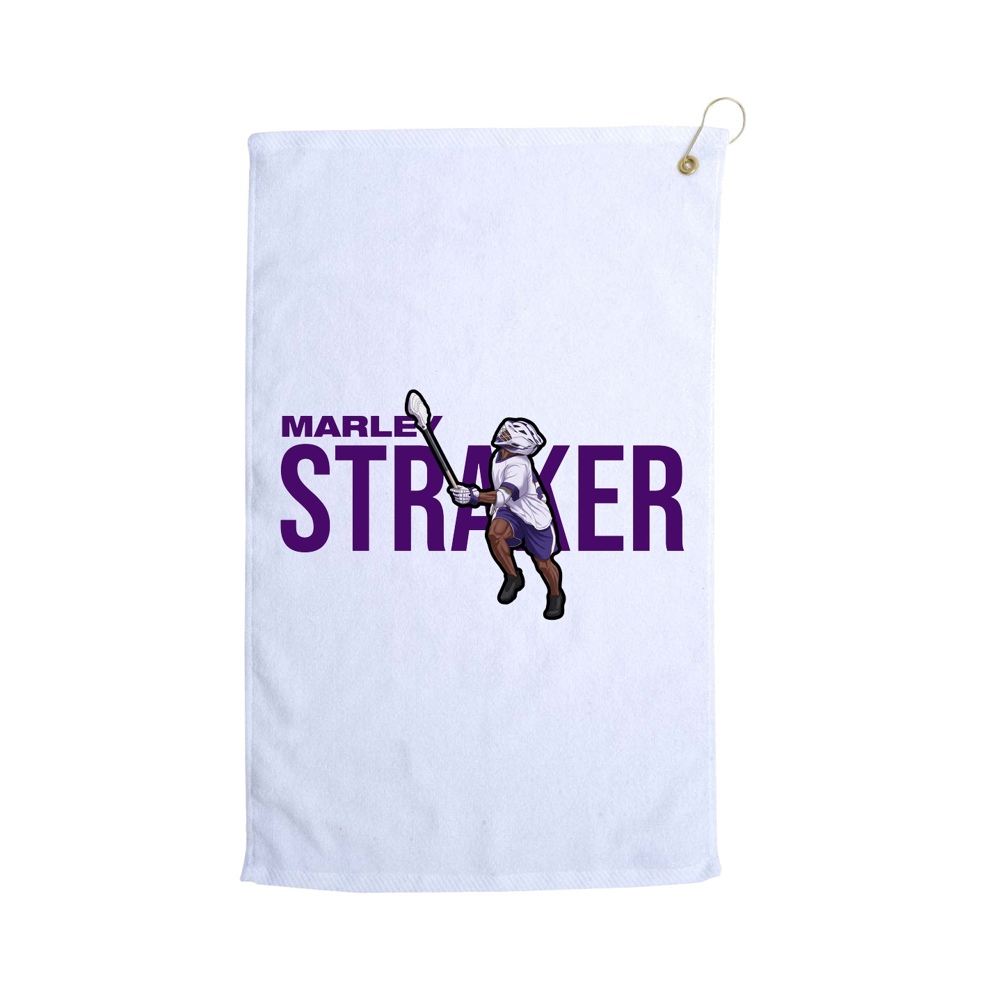 Golf Towel — Player Name in White