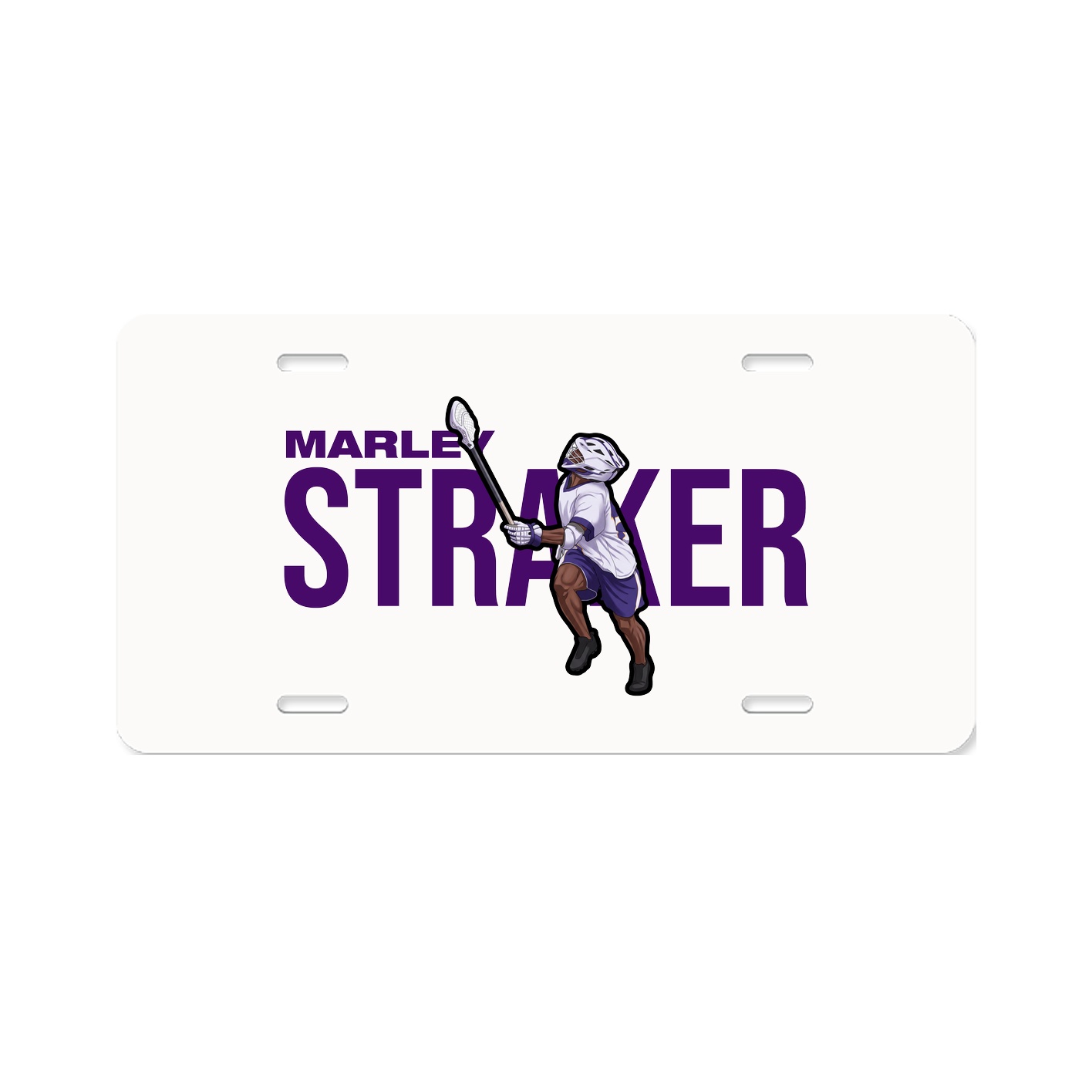 License Plate — Player Name in Classic