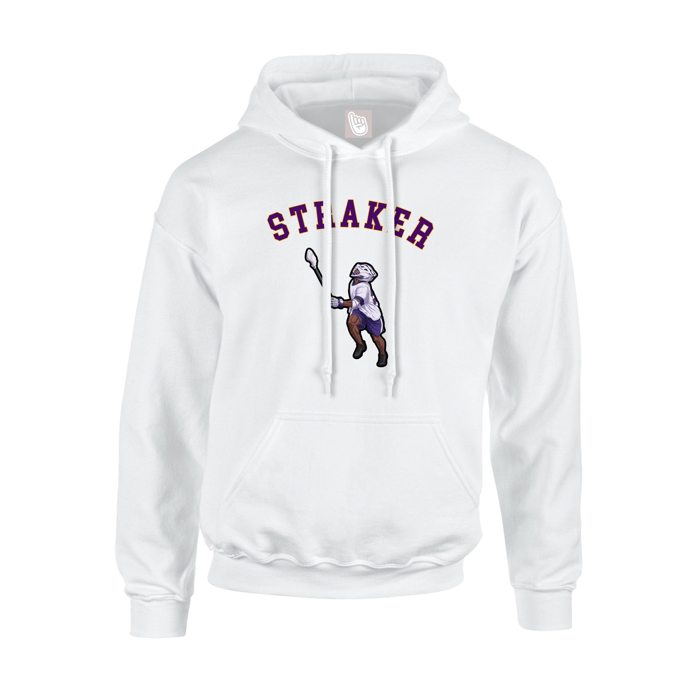 Youth Hoodie — Shirsey Arch in White