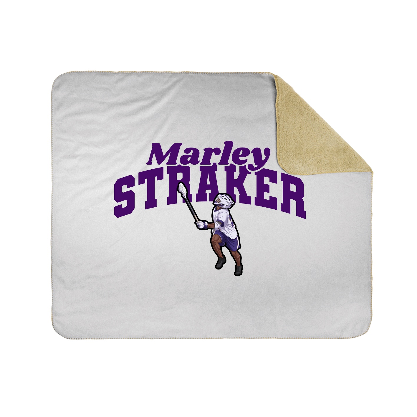 Throw Blanket — Signature Arch in White