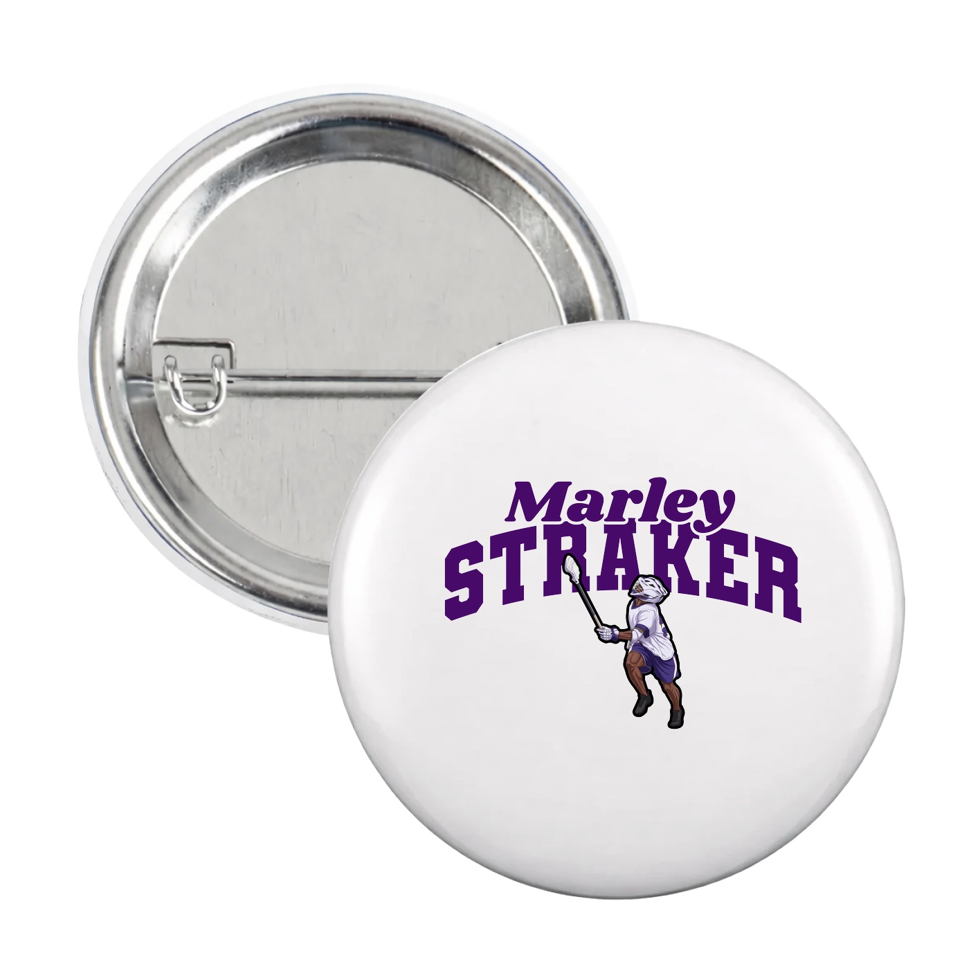 Game Day Button — Signature Arch in White