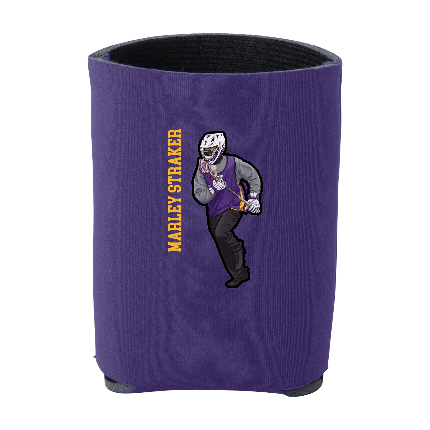 Can Holder — Name Vertical in Purple