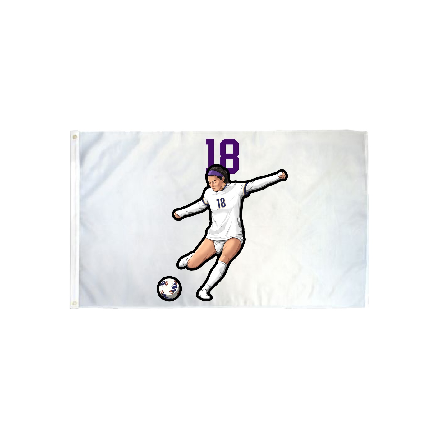 3x5 Flag — Number Top in Classic