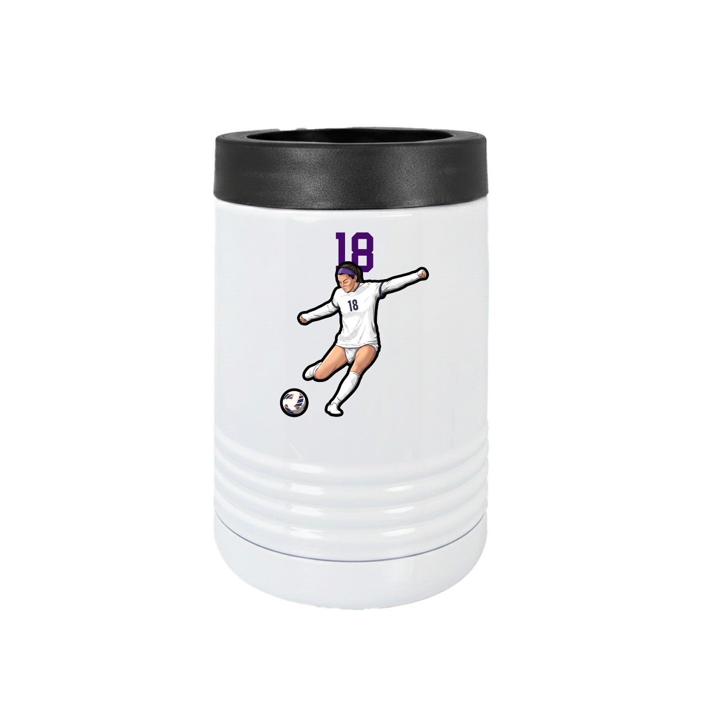Beverage Holder — Number Top in White