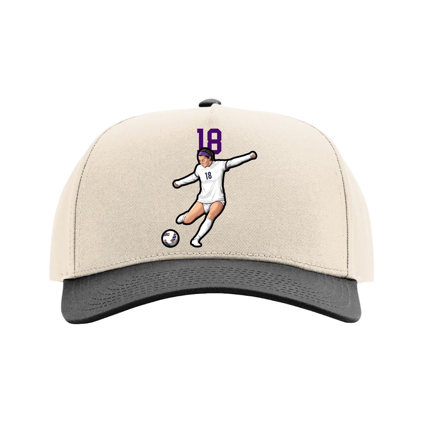 Full Fabric Five-Panel Champ Cap